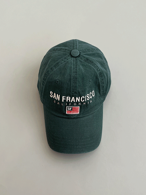 샌프란시스코 성조기 워싱 볼캡 (3color)